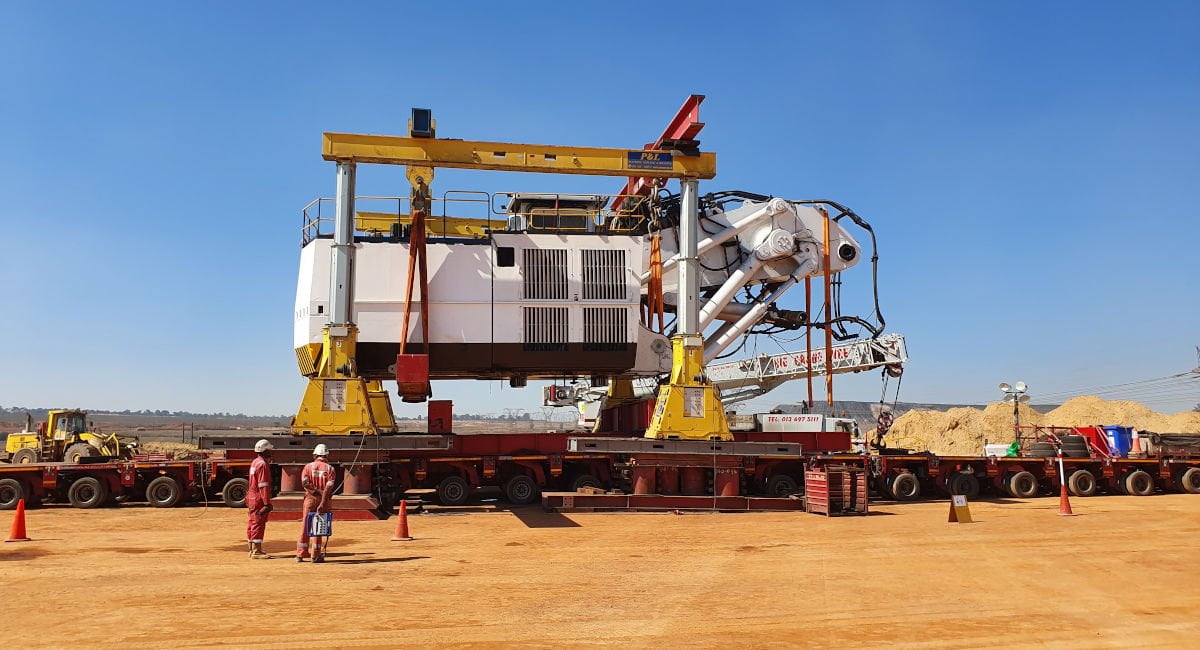 Mining equipment transportation intelligently engineered, South Africa