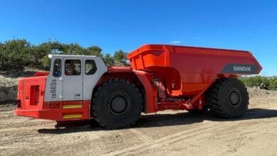 Sandvik TH550B 50-tonne BEV