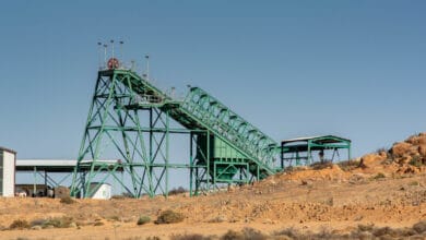 Steenkampskraal mine headgear