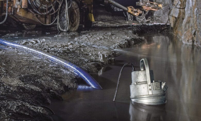 Submersible dewatering pums