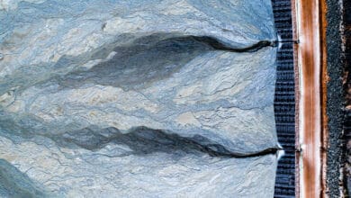 Climate tailings dam