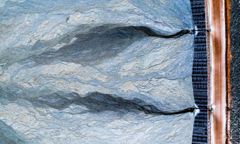 Climate tailings dam