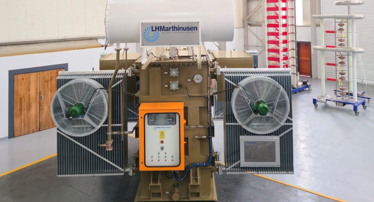 LH Marthinusen nears completion of two 30 MVA transformers for a mining house in Botswana