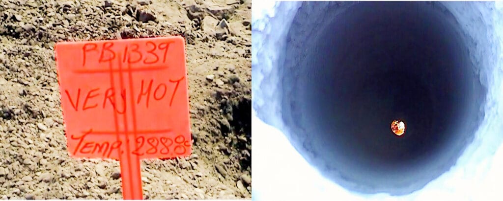 Hot hole