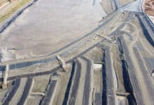 Lined tailings